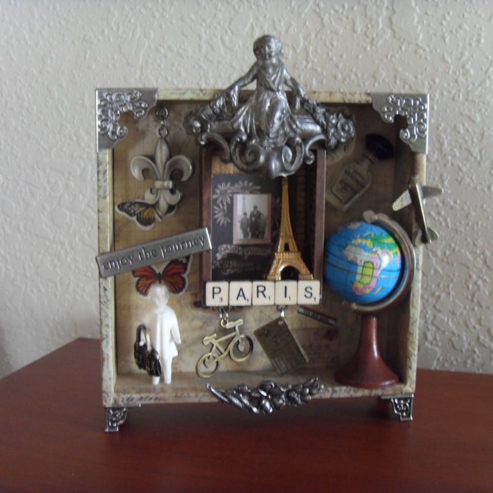 Paris France Shadow Box - Picture 12 of 13